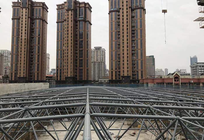 五大连池螺栓球网架结构